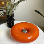 LED Donut Lamp - Nordic Glass Wall & Table Light Fixture for Home Decor & Ambient Lighting
