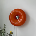 LED Donut Lamp - Nordic Glass Wall & Table Light Fixture for Home Decor & Ambient Lighting