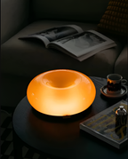 LED Donut Lamp - Nordic Glass Wall & Table Light Fixture for Home Decor & Ambient Lighting