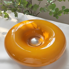 LED Donut Lamp - Nordic Glass Wall & Table Light Fixture for Home Decor & Ambient Lighting