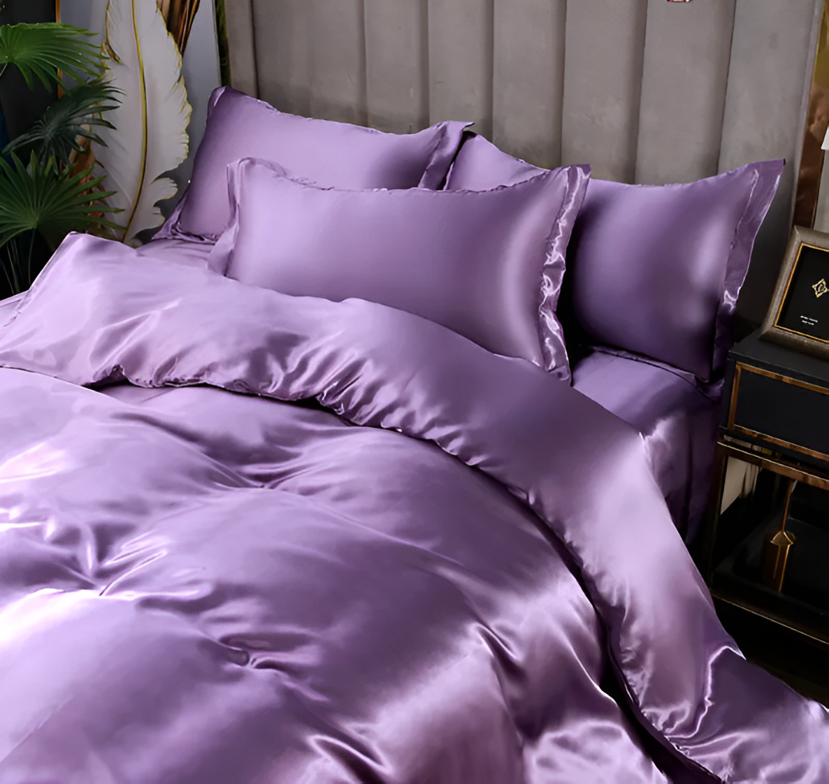 Silk Duvet Cover Set - 100% Mulberry Silk Bedding for Luxurious Sleep & Comfort