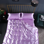 Silk Duvet Cover Set - 100% Mulberry Silk Bedding for Luxurious Sleep & Comfort
