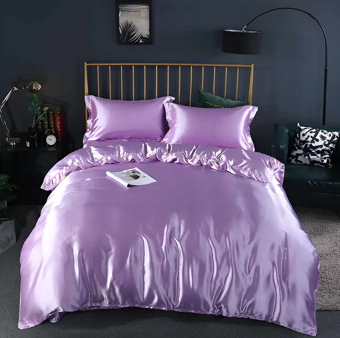 Silk Duvet Cover Set - 100% Mulberry Silk Bedding for Luxurious Sleep & Comfort