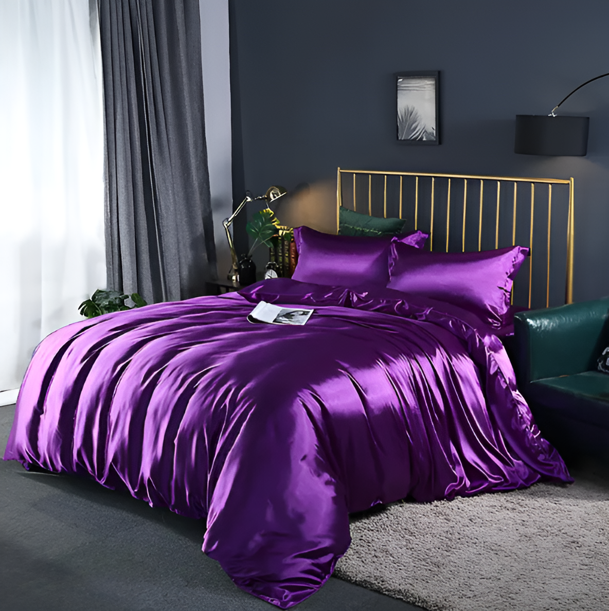 Silk Duvet Cover Set - 100% Mulberry Silk Bedding for Luxurious Sleep & Comfort