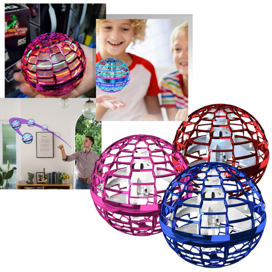 Hoverball Magic Flying Spinner – Sensory Toy with LED Lights