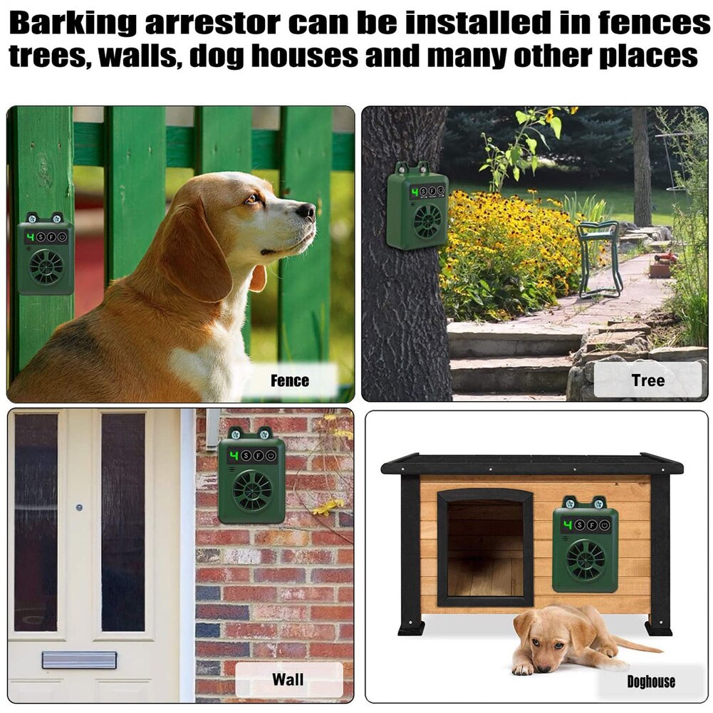 Dog Anti Barking Control Device | Ultrasonic, Waterproof & Safe for Indoor and Outdoor Use
