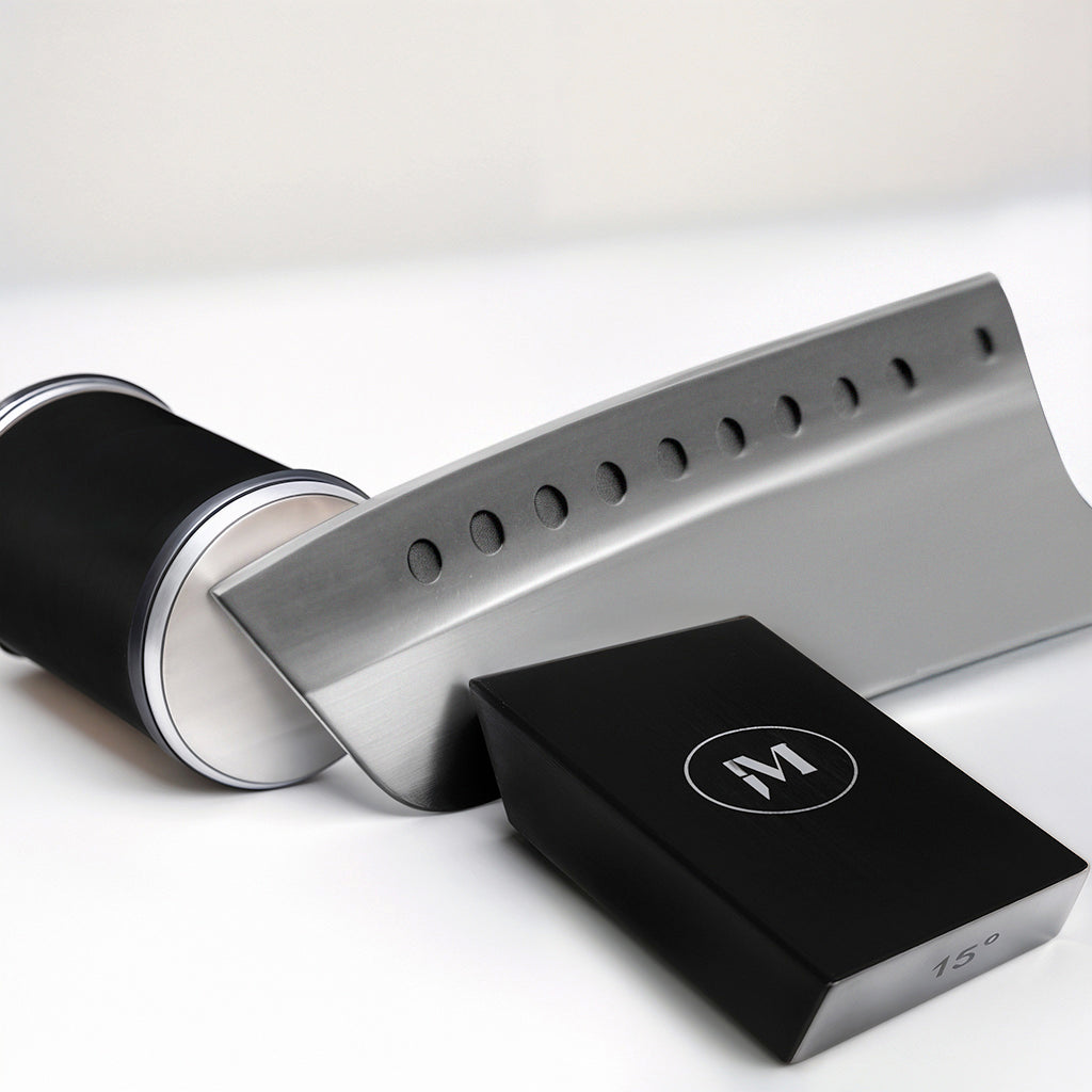 Diamond Knife Sharpener | Dual Grinding Angles & Interchangeable Discs for Professional-Grade Kitchen Performance