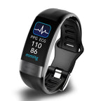 Smart Bracelet Blood Pressure Monitor | Real-Time ECG, HRV Tracking & Waterproof for Health Monitoring