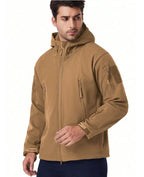 Durable Waterproof Outdoor Jacket | Adjustable Hood, Zip Pockets & Ideal for Hiking and Daily Wear
