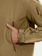 Durable Waterproof Outdoor Jacket | Adjustable Hood, Zip Pockets & Ideal for Hiking and Daily Wear