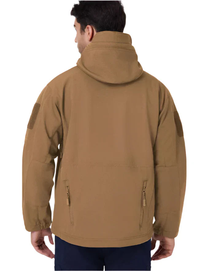 Durable Waterproof Outdoor Jacket | Adjustable Hood, Zip Pockets & Ideal for Hiking and Daily Wear