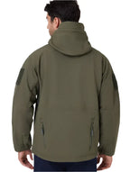 Durable Waterproof Outdoor Jacket | Adjustable Hood, Zip Pockets & Ideal for Hiking and Daily Wear