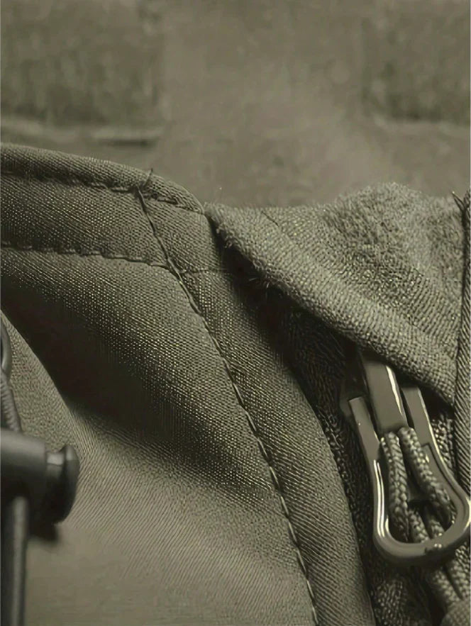 Durable Waterproof Outdoor Jacket | Adjustable Hood, Zip Pockets & Ideal for Hiking and Daily Wear