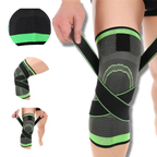 Knee Compression Sleeve | Adjustable, Breathable Fabric & Pain Relief for Sports and Daily Activities