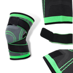 Knee Compression Sleeve | Adjustable, Breathable Fabric & Pain Relief for Sports and Daily Activities