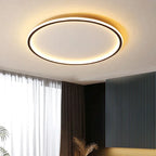 Scandinavian Round Ceiling Light Fixture - Modern LED Lighting for Living Room & Home Decor