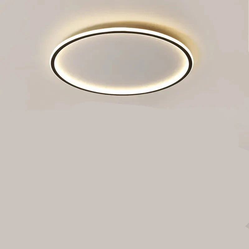 Scandinavian Round Ceiling Light Fixture - Modern LED Lighting for Living Room & Home Decor