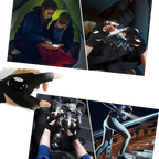 LED Fingerless Gloves with Waterproof Lights - Ideal for Working, Cycling, Hiking, Survival, and Camping