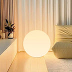 LED Ball Floor Lamp – Modern Globe Design for Versatile Indoor Lighting & Adjustable Ambiance