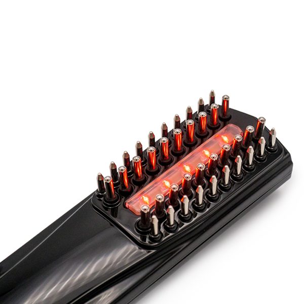 Laser Comb Hair Growth Vibrating Hairbrush | Infrared Therapy & Compact Design for Home and Professional Use