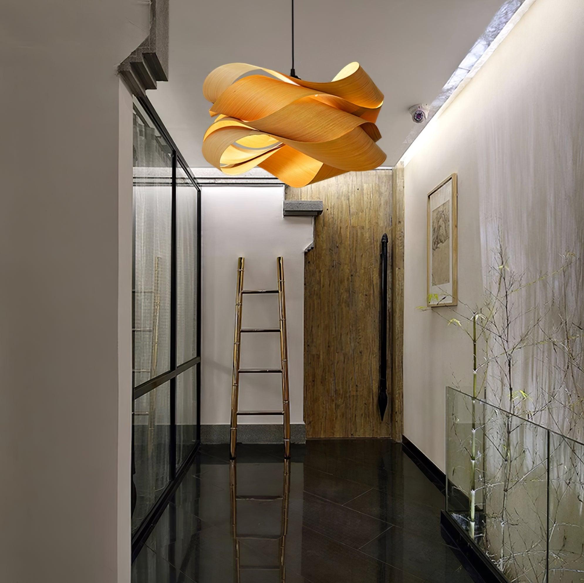 Modern Link Pendant Light Fixture - Adjustable Height, Industrial Design for Kitchen Island & Dining Areas