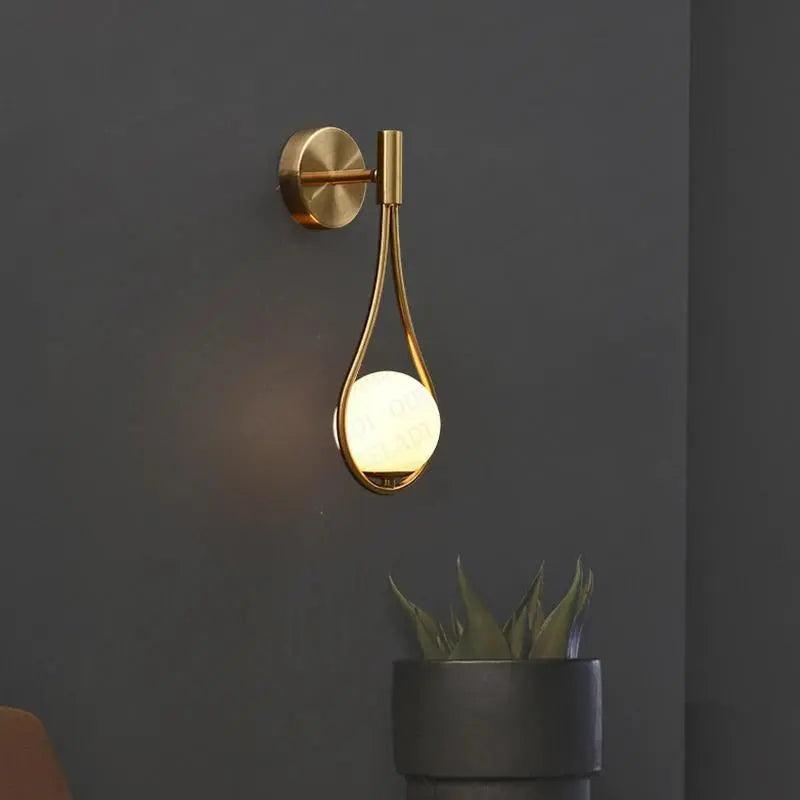 LED Wall Light - Modern Nordic Design Fixture for Living Room & Bedroom Lighting