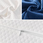 Lumbar Support Pillow for Sleeping, Back Pain Relief Cushion, Ergonomic Design for Side & Back Sleepers, Ideal for Home & Travel