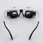 Adjustable LED Magnifying Glasses | 8x, 15x & 23x Magnification for Hobbies, Mechanical Repairs & Jewelry Inspection