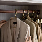 Massive Matter Suit Hangers - 5-Piece Set for Organizing and Storing Suits, Coats, and Formal Wear