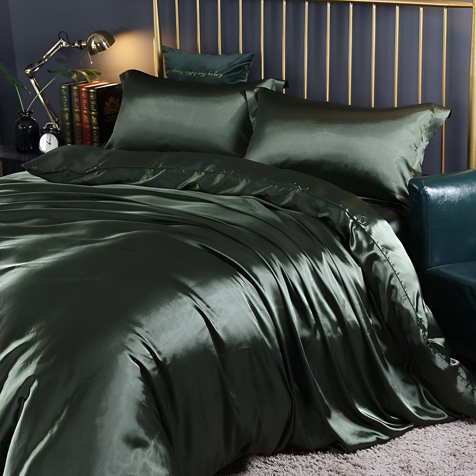 Silk Duvet Cover Set - 100% Mulberry Silk Bedding for Luxurious Sleep & Comfort
