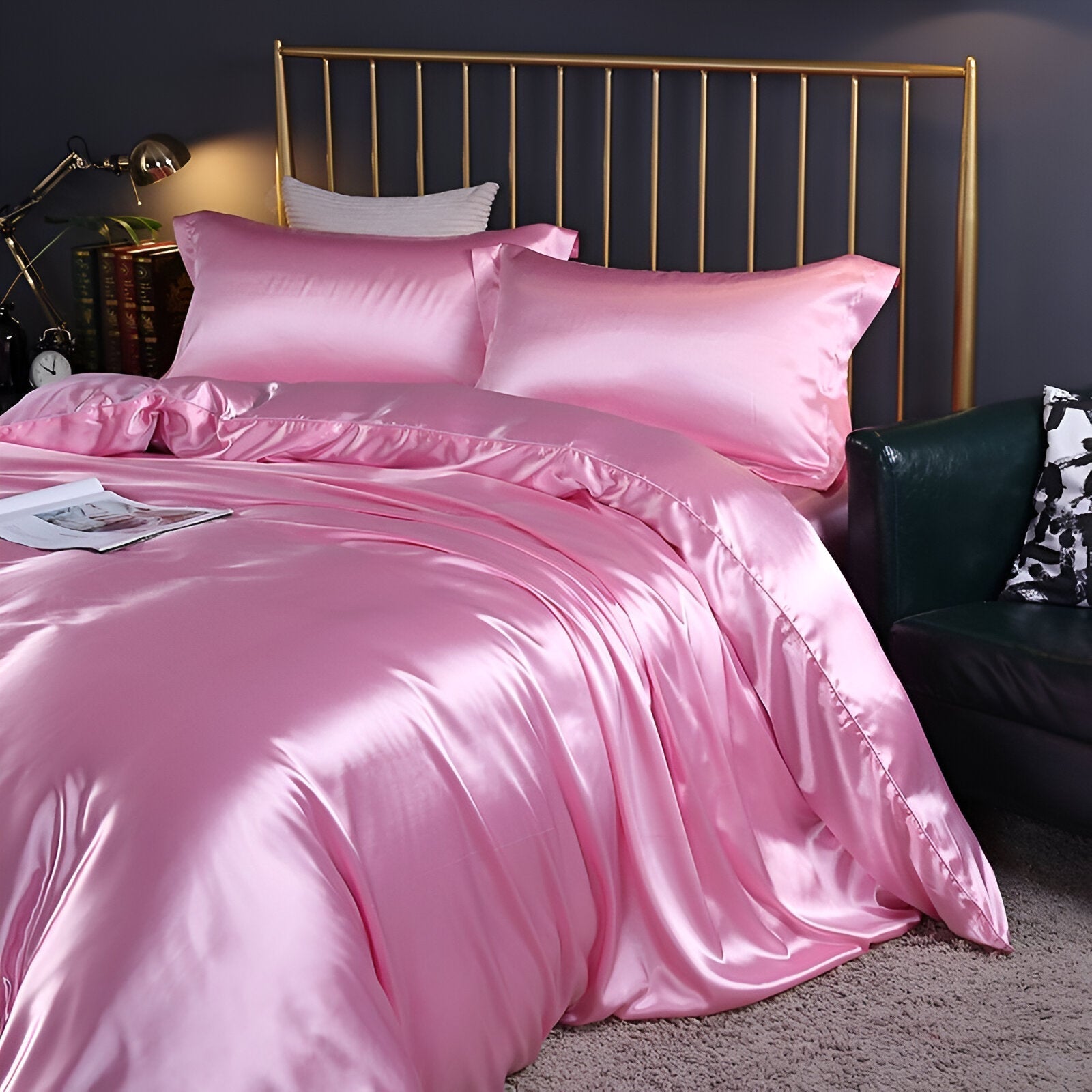 Silk Duvet Cover Set - 100% Mulberry Silk Bedding for Luxurious Sleep & Comfort
