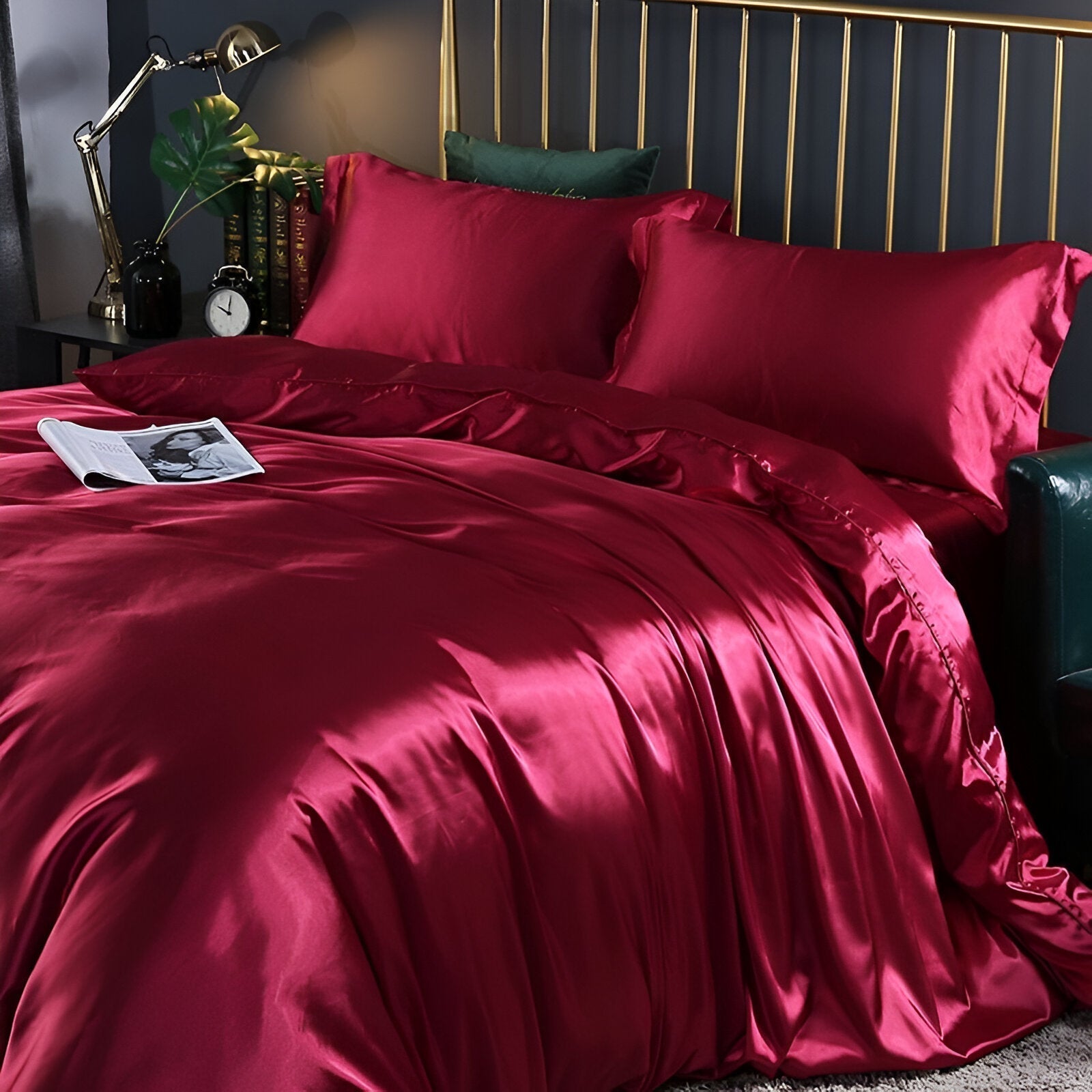 Silk Duvet Cover Set - 100% Mulberry Silk Bedding for Luxurious Sleep & Comfort