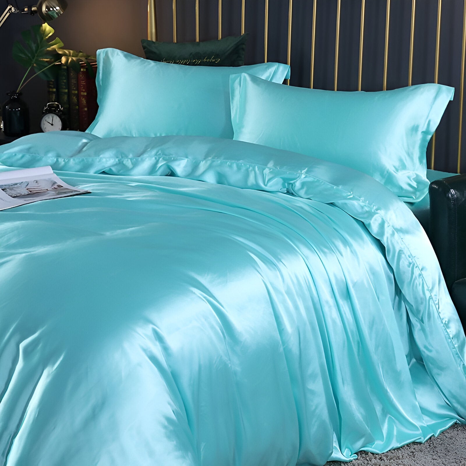 Silk Duvet Cover Set - 100% Mulberry Silk Bedding for Luxurious Sleep & Comfort