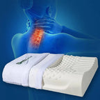 Natural Latex Orthopedic Pillow for Neck Pain Relief – Hypoallergenic Supportive Sleep Cushion for Comfortable Rest