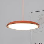 LED Cookie Pendant Light Fixture - Modern Round Design for Kitchen Island & Dining Room Lighting