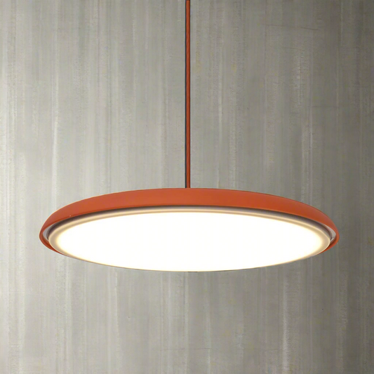 LED Cookie Pendant Light Fixture - Modern Round Design for Kitchen Island & Dining Room Lighting