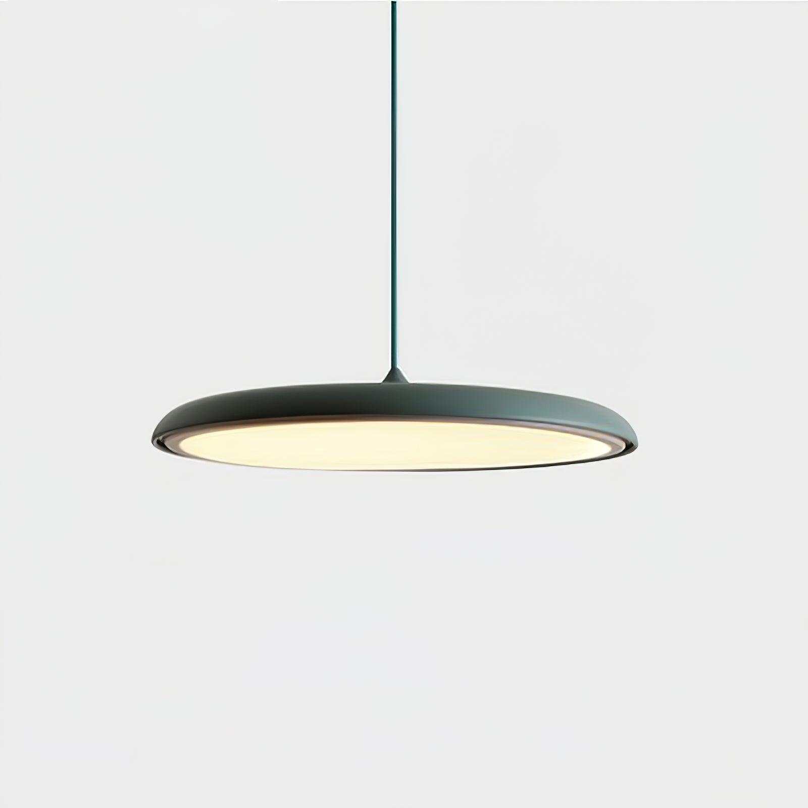 LED Cookie Pendant Light Fixture - Modern Round Design for Kitchen Island & Dining Room Lighting