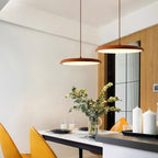LED Cookie Pendant Light Fixture - Modern Round Design for Kitchen Island & Dining Room Lighting