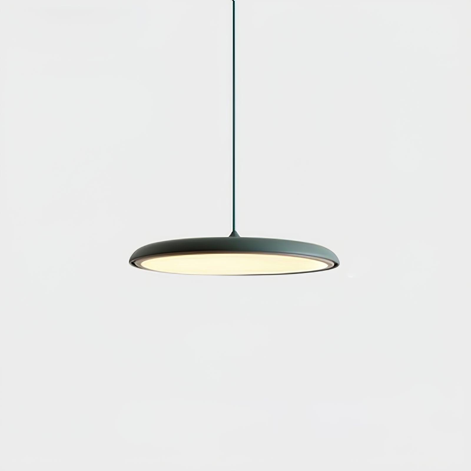 LED Cookie Pendant Light Fixture - Modern Round Design for Kitchen Island & Dining Room Lighting