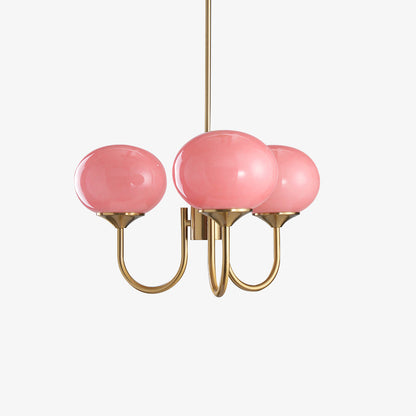 LED Marshmallow Chandelier Light Fixture - Modern White Pendant for Dining Room & Living Room Decor
