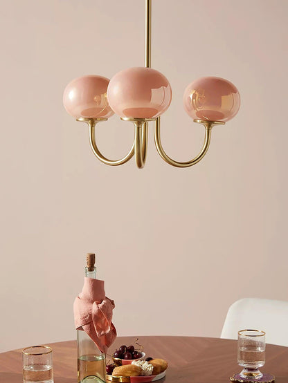 LED Marshmallow Chandelier Light Fixture - Modern White Pendant for Dining Room & Living Room Decor