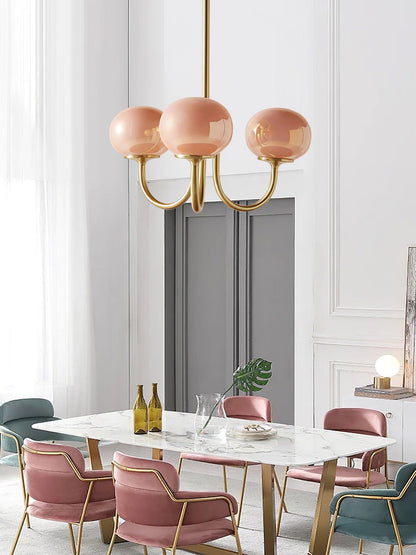 LED Marshmallow Chandelier Light Fixture - Modern White Pendant for Dining Room & Living Room Decor