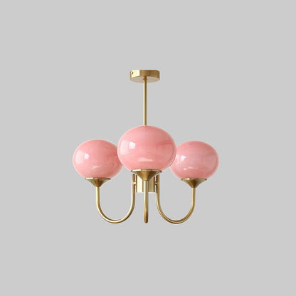 LED Marshmallow Chandelier Light Fixture - Modern White Pendant for Dining Room & Living Room Decor