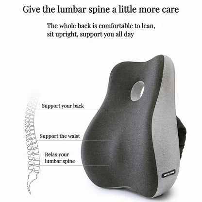 Lumbar Support Pillow | Ultimate Comfort & Ergonomic Design for Back Pain Relief