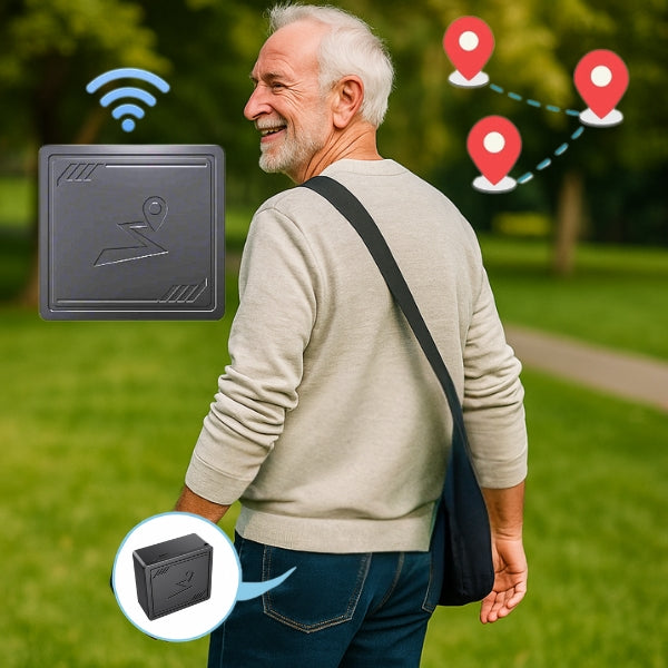4G GPS Tracker for Seniors with Safe Zone Alerts | Real-Time Location for Dementia & Alzheimer’s Care – No Subscription Required