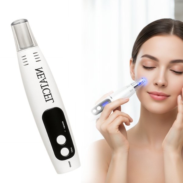 Blue Light Therapy Laser Pen | Acne, Dark Spot & Spider Vein Treatment for Safe At-Home Skin Care