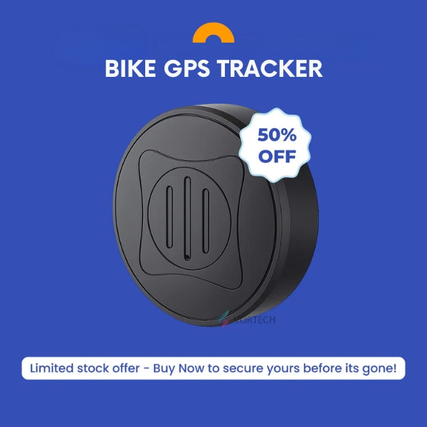 Mini GPS Bike Tracker | Real-Time Location, Anti-Theft Alerts & Discreet Design for Bicycle Security