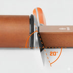 Diamond Knife Sharpener | Dual Grinding Angles & Interchangeable Discs for Professional-Grade Kitchen Performance