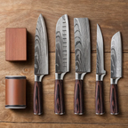 Diamond Knife Sharpener | Dual Grinding Angles & Interchangeable Discs for Professional-Grade Kitchen Performance