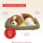 Realistic Breathing Puppy | Therapeutic Plush Companion for Anxiety Relief & Emotional Support for Adults and Seniors